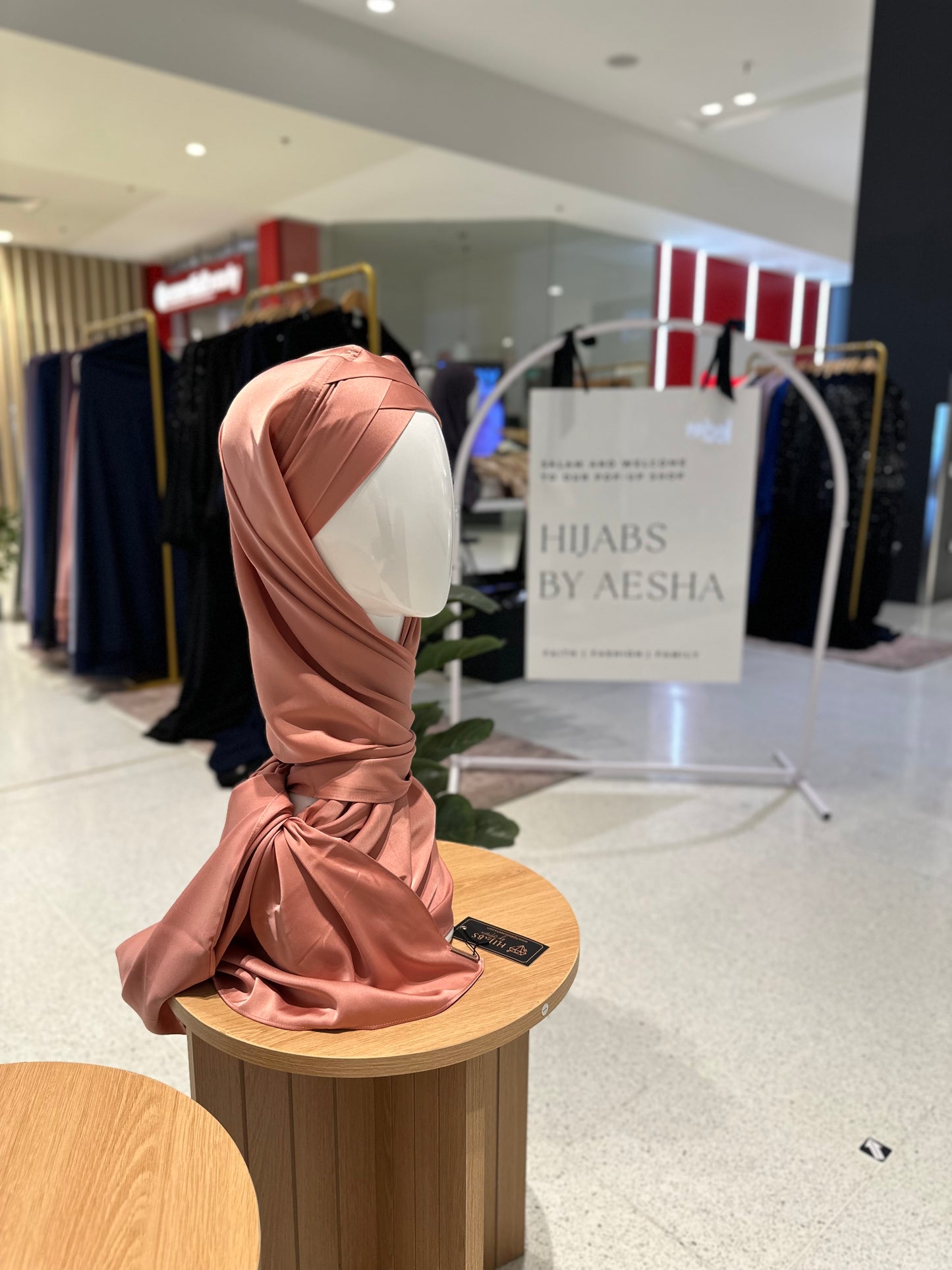 Rare Matte Satin Silk Hijab- Rose Pink